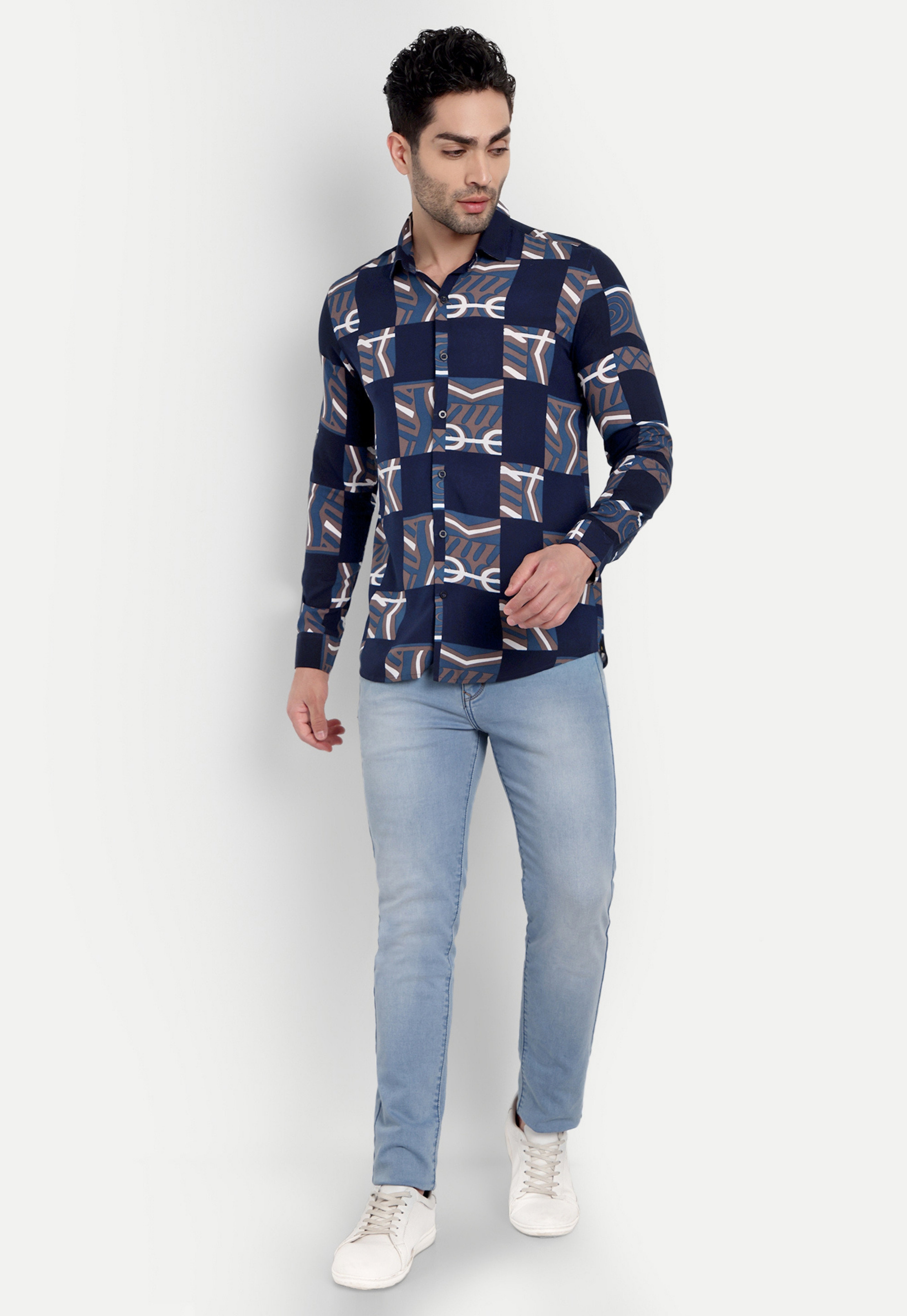 Midnight Maze Full Sleeve Shirt